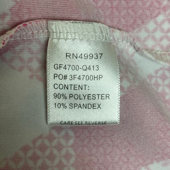 Tail‎ Activewear Pink White Geometric Skort Size S with Zip Pockets - Picture 2 of 10